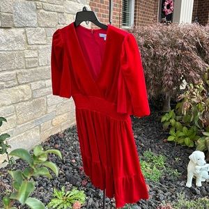Antonio Melani velvet red dress. 🔥